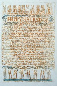 Holy Thursday, tavola 23 da Songs of Innocence da William Blake